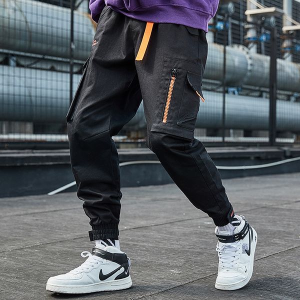 men's pocket trendy beam feet overalls men spring fashion cotton casual beam feet pants street hip-hop style harem pants, Black
men's pocket trendy beam feet overalls men spring fashion cotton casual beam feet pants street hip-hop style harem pants, Black