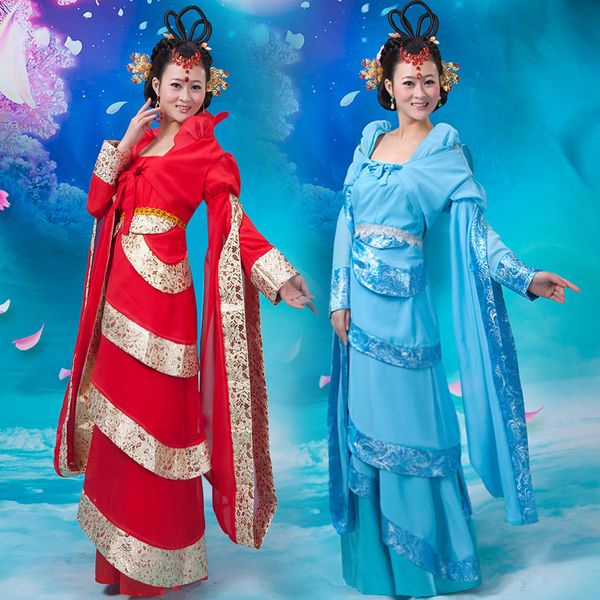 chinese classical dance clothes fairy tang suit hanfu costume fairies dresses for women ancient dress, Black;red
chinese classical dance clothes fairy tang suit hanfu costume fairies dresses for women ancient dress, Black;red