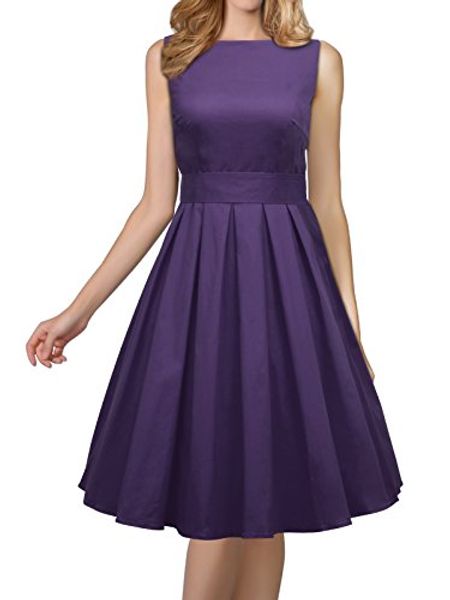 ilover women's 1950s style rockabilly swing vintage dresses party dress, Black;gray
ilover women's 1950s style rockabilly swing vintage dresses party dress, Black;gray