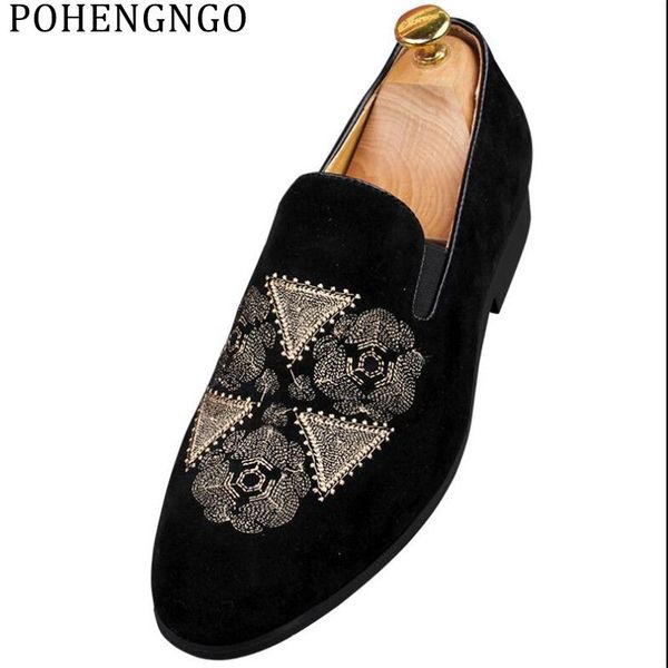 fashion party wedding men shoes handmade men loafers office casual driving embroidered velvet shoes dress flats, Black
fashion party wedding men shoes handmade men loafers office casual driving embroidered velvet shoes dress flats, Black