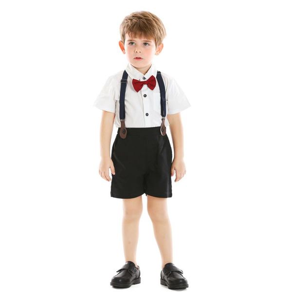 2020 boys summer clothes set kids birthday wedding baptism boy outfits toddler cotton shirt +bowtie +suspenders pants gentleman, White
2020 boys summer clothes set kids birthday wedding baptism boy outfits toddler cotton shirt +bowtie +suspenders pants gentleman, White