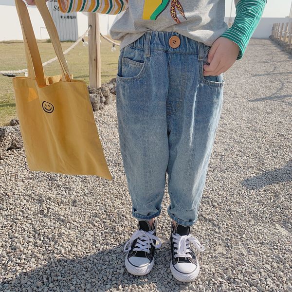 2020 season children's denim panties boys' girls and jeans underpants and jeans' all-match jeans korean, Blue
2020 season children's denim panties boys' girls and jeans underpants and jeans' all-match jeans korean, Blue
