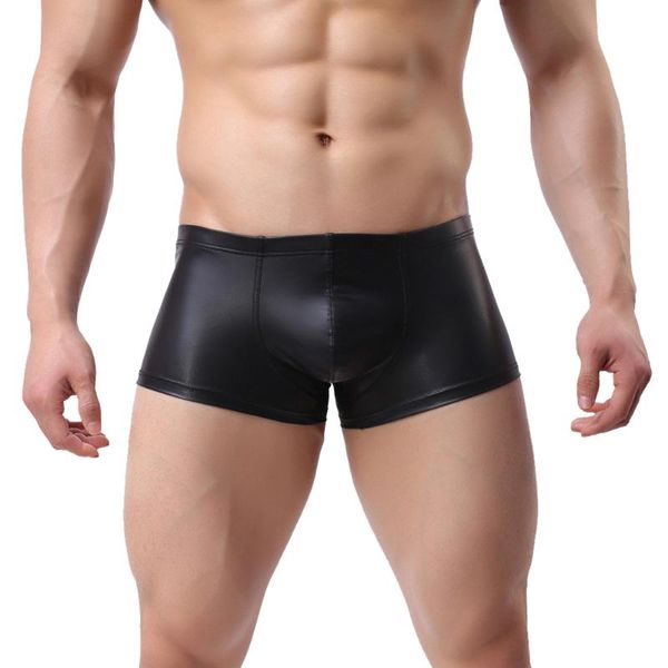 dihope men's fun boxer shorts 2020 male patent leather with ring underwear slim fit boxers, Black;white
dihope men's fun boxer shorts 2020 male patent leather with ring underwear slim fit boxers, Black;white