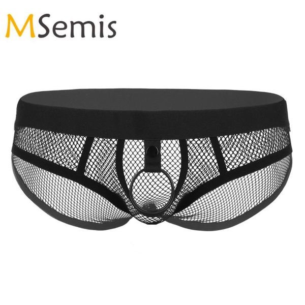 men's swimwear mens underwear see through fishnet lingerie low rise elastic waist open bulge pouch bikini briefs with metal o-ring
men's swimwear mens underwear see through fishnet lingerie low rise elastic waist open bulge pouch bikini briefs with metal o-ring