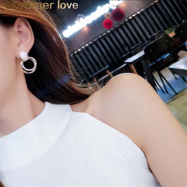 arrival geometric rhinestone multilayer round stud earring for women trendy fashion hoop drop earring jewelry gift, Golden;silver
arrival geometric rhinestone multilayer round stud earring for women trendy fashion hoop drop earring jewelry gift, Golden;silver