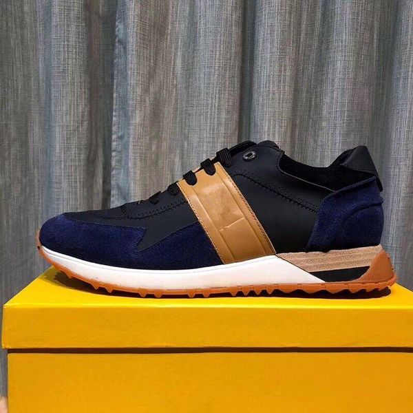 2019 fd luxury brands fun fur designer sneaker shoes genuine leather gift mens women racer sports casual lls, Black 
2019 fd luxury brands fun fur designer sneaker shoes genuine leather gift mens women racer sports casual lls, Black