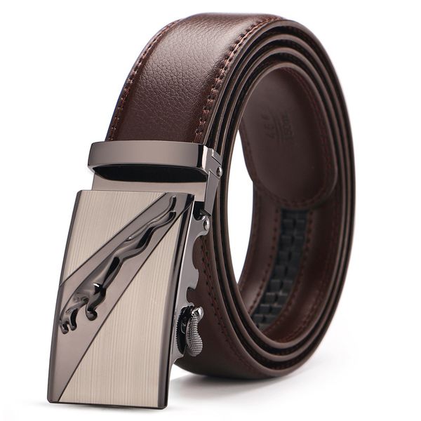 men's genuine leather belt brown automatic buckle plus size waist strap business male cintos high quality, Black;brown
men's genuine leather belt brown automatic buckle plus size waist strap business male cintos high quality, Black;brown