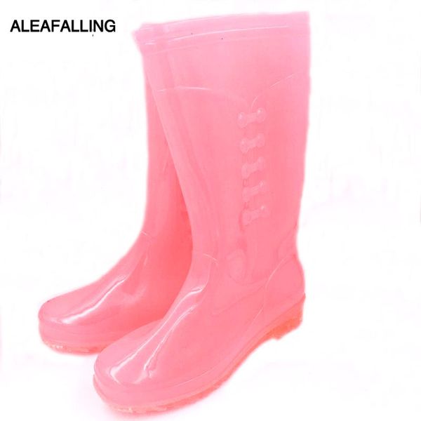 aleafalling fretwork knee high woman rainboots fashion solid jelly rubber waterproof student botas rainbow-color rain shoes w131, Black
aleafalling fretwork knee high woman rainboots fashion solid jelly rubber waterproof student botas rainbow-color rain shoes w131, Black