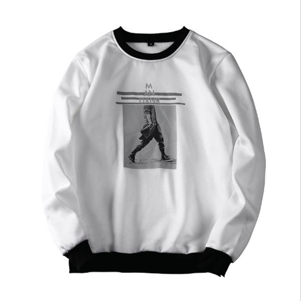 autumn 2019 men's long-sleeved hoodie t-shirt with round neck, south korean version of the students' undershirt, casual slimming t, Black
autumn 2019 men's long-sleeved hoodie t-shirt with round neck, south korean version of the students' undershirt, casual slimming t, Black