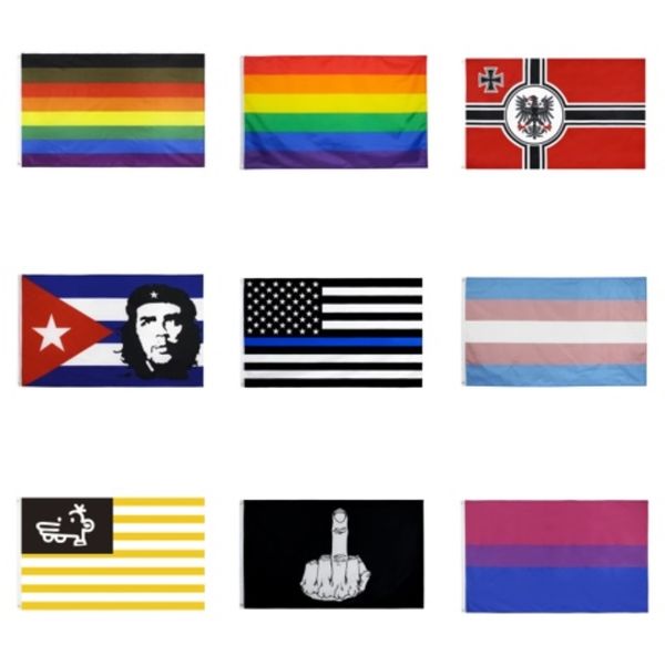 50pcs direct factory wholesale double stitched 90x150cm 3x5 fts lgbt gay rainbow flag with 2 eyelests#879
50pcs direct factory wholesale double stitched 90x150cm 3x5 fts lgbt gay rainbow flag with 2 eyelests#879