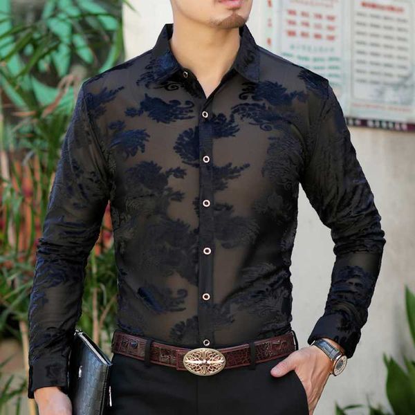 burn out mens black velvet shirts navy long sleeve casual party shirts for men camicia uomo elegante mens lace shirt 2019, White;black
burn out mens black velvet shirts navy long sleeve casual party shirts for men camicia uomo elegante mens lace shirt 2019, White;black
