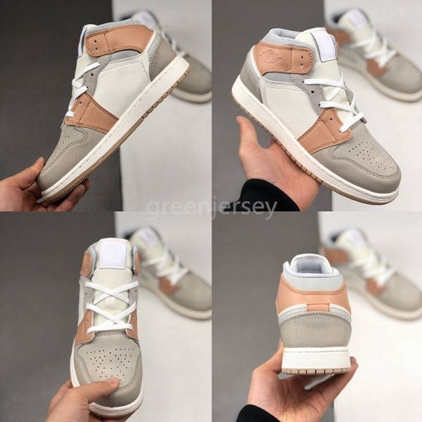 2020 new 1 mid milan men basketball shoes jumpman 1s milan light khaki noble pink womens mens sports designer sneakers trainers size 36-44
2020 new 1 mid milan men basketball shoes jumpman 1s milan light khaki noble pink womens mens sports designer sneakers trainers size 36-44