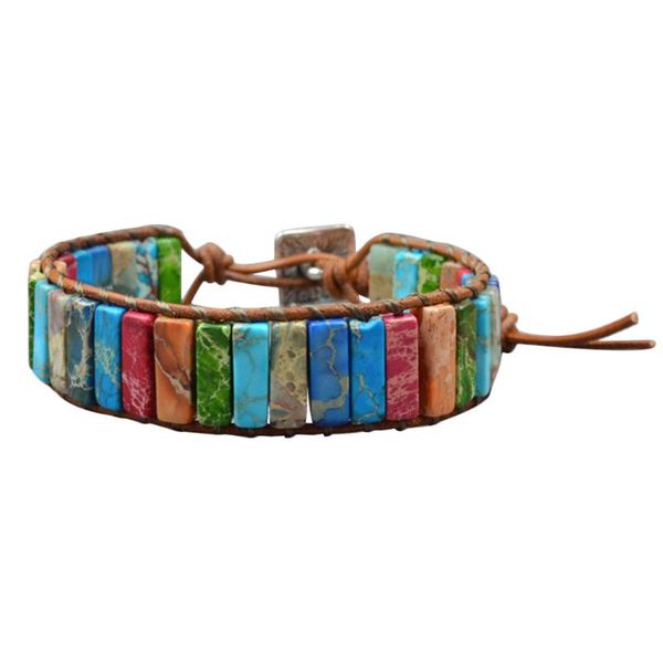 men women multi color adjustable gift accessories couples bangles leather wrap handmade exquisite tube beads ethnic style, Black
men women multi color adjustable gift accessories couples bangles leather wrap handmade exquisite tube beads ethnic style, Black