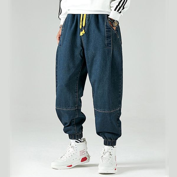 drawstring jeans men's fashion washed solid casual harem jean pants man streetwear wild hip-hop loose denim trousers men s-4xl, Blue
drawstring jeans men's fashion washed solid casual harem jean pants man streetwear wild hip-hop loose denim trousers men s-4xl, Blue