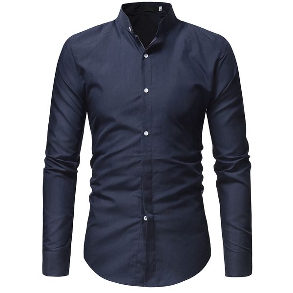new arrival mens hawaiian shirt 2019 male casual camisa masculina solid color business dress shirt long sleeve brand clothing x3, White;black
new arrival mens hawaiian shirt 2019 male casual camisa masculina solid color business dress shirt long sleeve brand clothing x3, White;black