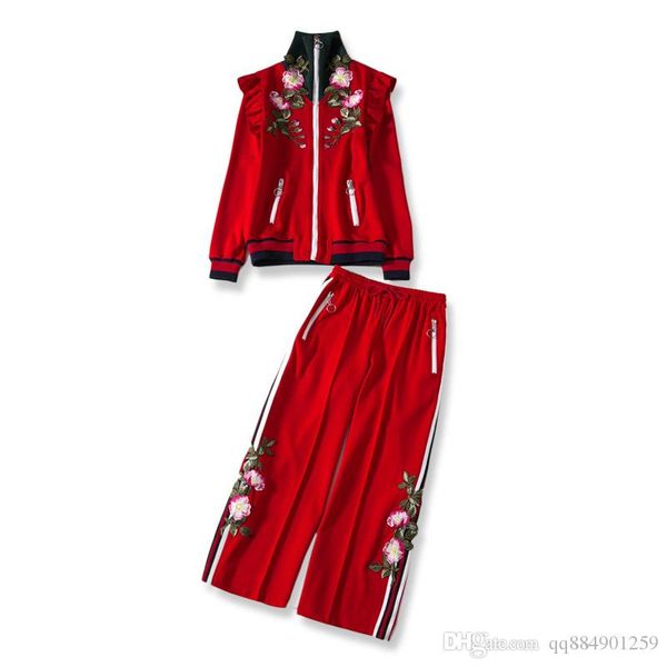 20ss spring women casual a suit zipper cardigan pants suits embroidery designertracksuit two piece clothing set ing, Gray
20ss spring women casual a suit zipper cardigan pants suits embroidery designertracksuit two piece clothing set ing, Gray