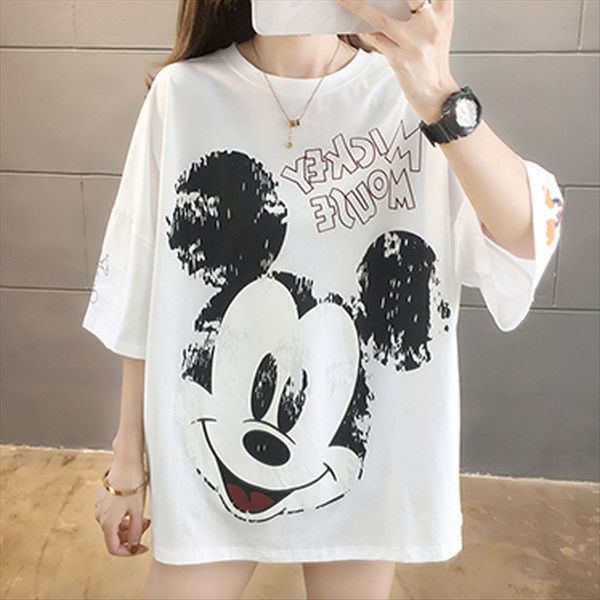 2020 cotton loose large size fat mm t-shirt short sleeve women's t-shirt bfwind all-match ins women's top, White
2020 cotton loose large size fat mm t-shirt short sleeve women's t-shirt bfwind all-match ins women's top, White