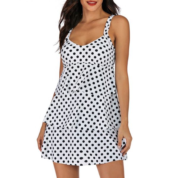women plus size two pieces swimsuit dot print cake swimsuit women plus size maillot de bain fille 35#, White;black
women plus size two pieces swimsuit dot print cake swimsuit women plus size maillot de bain fille 35#, White;black
