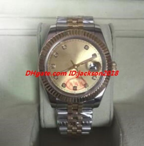 hot sale бесплатная доставка мужские часы 126333 126334 алмазный диск 41мм a2813 автоматический браслет из нержавеющей стали мода часы роско, Slivery;brown
hot sale бесплатная доставка мужские часы 126333 126334 алмазный диск 41мм a2813 автоматический браслет из нержавеющей стали мода часы роско, Slivery;brown