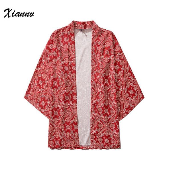 men's shirts 2020 summer open front three quarter sleeve japanese style print cover up cardigan vestidos casuales men chemise, White;black
men's shirts 2020 summer open front three quarter sleeve japanese style print cover up cardigan vestidos casuales men chemise, White;black