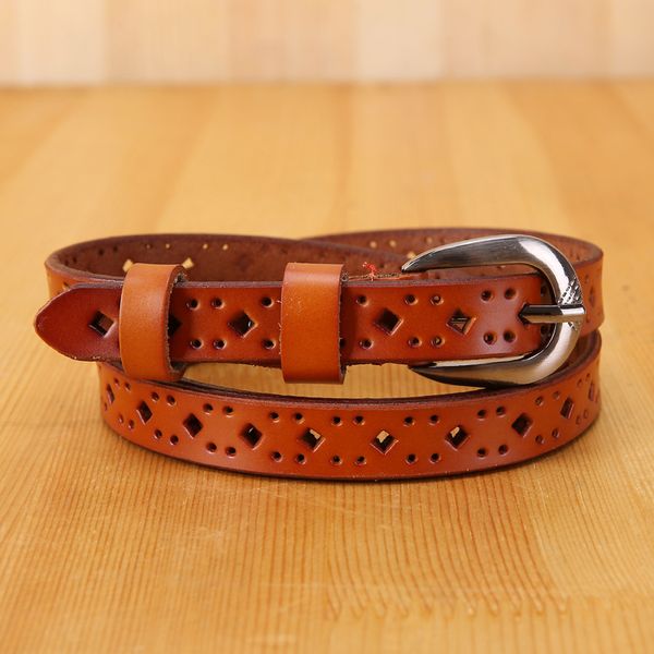 wholesale new women's hollow genuine leather belt jeans waistband women's fine leather belt, Black;brown
wholesale new women's hollow genuine leather belt jeans waistband women's fine leather belt, Black;brown