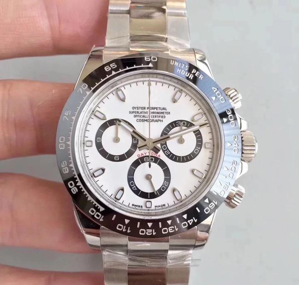 luxury watches wristwatch ceramic bezel 116509 white dial 116520 stainless steel bracelet automatic mens watch, Slivery;brown
luxury watches wristwatch ceramic bezel 116509 white dial 116520 stainless steel bracelet automatic mens watch, Slivery;brown