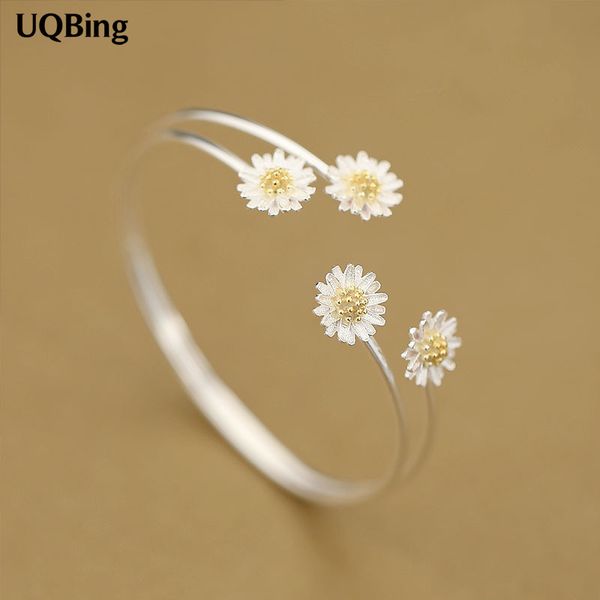 fashion beautiful 925 sterling silver daisy flower bangles cuff bangles & bracelets women accessories srebrna bransoletka, Black
fashion beautiful 925 sterling silver daisy flower bangles cuff bangles & bracelets women accessories srebrna bransoletka, Black