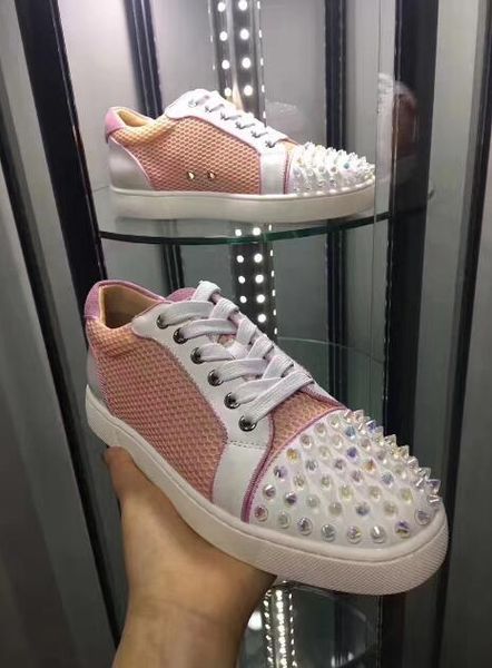 2019 new fashion designer luxury men and women red shoes sneakers strap junior high school luxury designer leather casual shoe, Black
2019 new fashion designer luxury men and women red shoes sneakers strap junior high school luxury designer leather casual shoe, Black