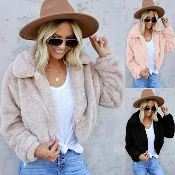 2019 new winter clothes women warm teddy bear fleece jackets long sleeve faux fur coat female baggy warm jacket outwear 3 colors, Black;brown
2019 new winter clothes women warm teddy bear fleece jackets long sleeve faux fur coat female baggy warm jacket outwear 3 colors, Black;brown