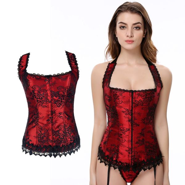 erotic women lingerie floral lace shcoolgirls corset halter neck overbust corsets & bustiers costumes cosplay corselet shapers 892, Black;white
erotic women lingerie floral lace shcoolgirls corset halter neck overbust corsets & bustiers costumes cosplay corselet shapers 892, Black;white