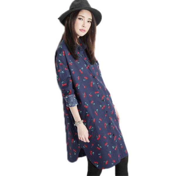 new large size women autumn spring blouses new fashion casual loose flower long sleeve vintage long shirts, White
new large size women autumn spring blouses new fashion casual loose flower long sleeve vintage long shirts, White