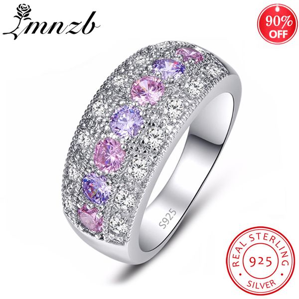 lmnzb original 925 silver female girl crystal cz stones ring boho pink promise engagement rings jewelry for women lr0152, Golden;silver
lmnzb original 925 silver female girl crystal cz stones ring boho pink promise engagement rings jewelry for women lr0152, Golden;silver