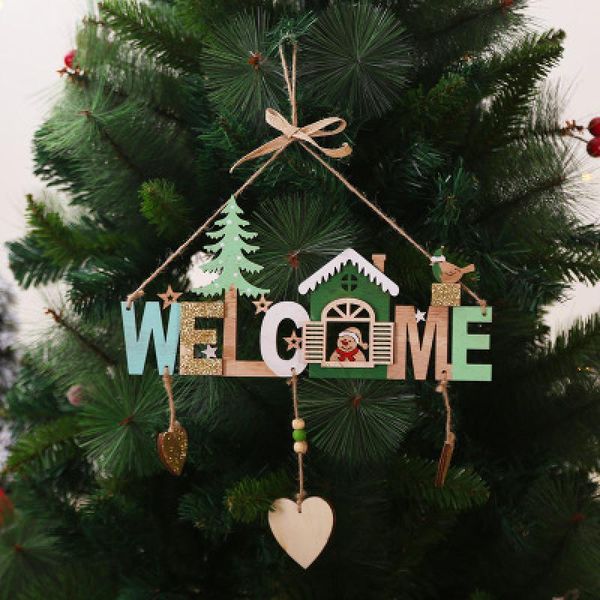 1pc color welcome to the house card christmas wooden cartoon letter pendant christmas tree ornaments new year party decoration
1pc color welcome to the house card christmas wooden cartoon letter pendant christmas tree ornaments new year party decoration