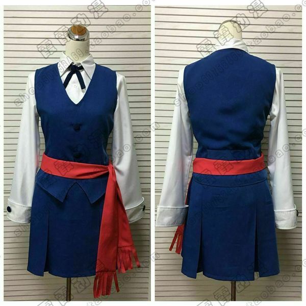 new little witch academia akko kagari lotte yanson cosplay costume dress, Black;red
new little witch academia akko kagari lotte yanson cosplay costume dress, Black;red