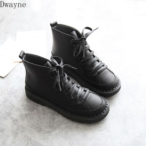 women's boots japanese literary mori girl round flat shoes comfortable soft bottom casual shoes single boots ankle, Black
women's boots japanese literary mori girl round flat shoes comfortable soft bottom casual shoes single boots ankle, Black