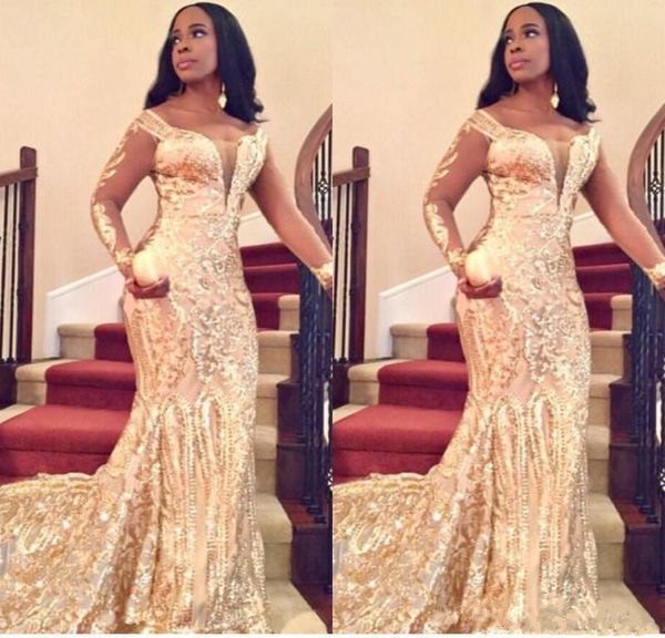 2019 sparkly mermaid prom dresses long sleeve sequined beads off shoulder formal evening gowns plus size special occasion dress, Black
2019 sparkly mermaid prom dresses long sleeve sequined beads off shoulder formal evening gowns plus size special occasion dress, Black