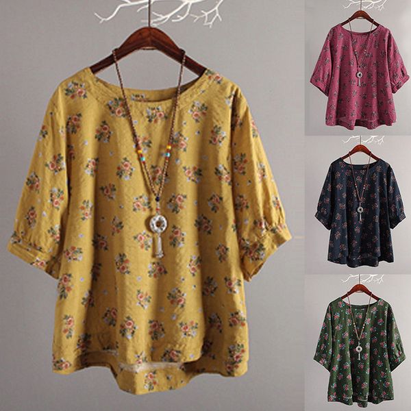 brand new women blouse fashion short sleeve print o neck blouse casual loose cotton casual irregular female wear 2019, White
brand new women blouse fashion short sleeve print o neck blouse casual loose cotton casual irregular female wear 2019, White