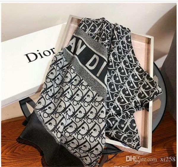 the latest autumn winter silk wool scarf shawl letter classic casual comfortable shawl may be wholesale, Blue;gray
the latest autumn winter silk wool scarf shawl letter classic casual comfortable shawl may be wholesale, Blue;gray