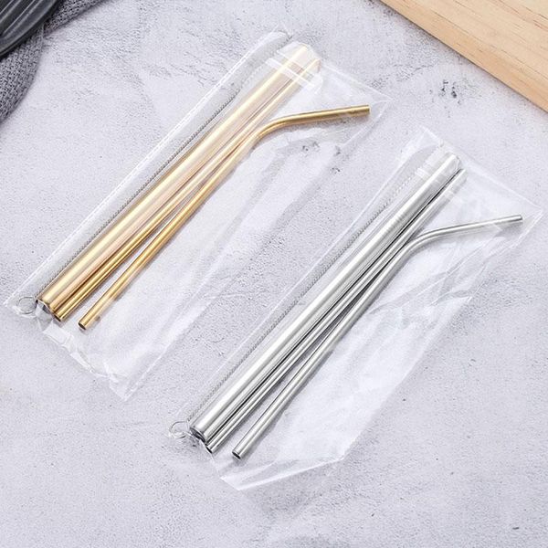 portable reusable stainless steel straws 4pcs set straight bent straw cleaning brushs drinking kitchen tools wedding gift
portable reusable stainless steel straws 4pcs set straight bent straw cleaning brushs drinking kitchen tools wedding gift