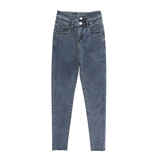 women's 2020 autumn and winter new elastic ankle-length large size nine points pencil feet jeans, Blue
women's 2020 autumn and winter new elastic ankle-length large size nine points pencil feet jeans, Blue