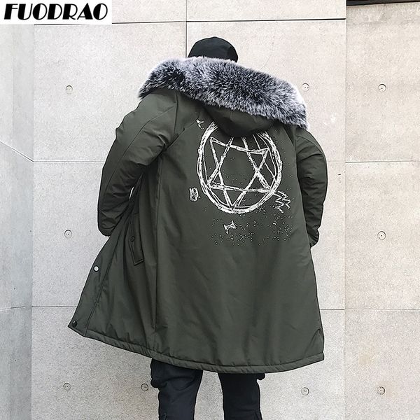 fuodrao oversize streetwear long thick parkas men hip hop fur collar hooded outwear harajuku winter jackets coats j201, Black
fuodrao oversize streetwear long thick parkas men hip hop fur collar hooded outwear harajuku winter jackets coats j201, Black