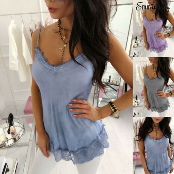 new style women camis v-neck ladies summer sleeveless strappy vest lace solid loose summer casual fashion 2019, White
new style women camis v-neck ladies summer sleeveless strappy vest lace solid loose summer casual fashion 2019, White