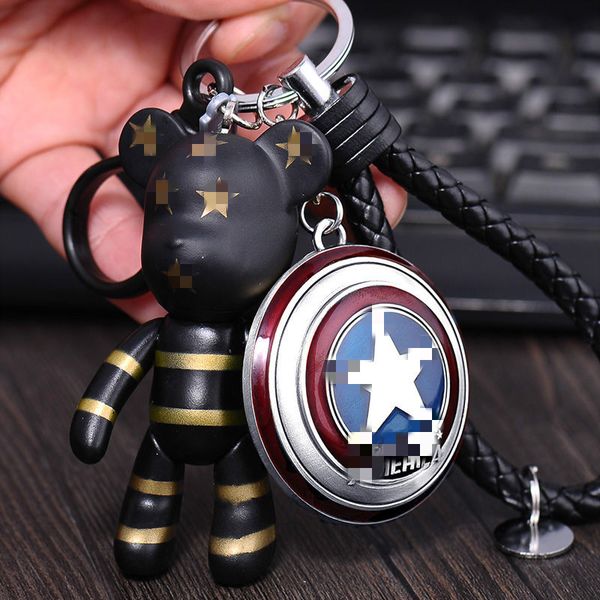 designer keychain creative car key chain violent bear beauty team iron man pendant men and women key chain pendant small gift, Silver
designer keychain creative car key chain violent bear beauty team iron man pendant men and women key chain pendant small gift, Silver