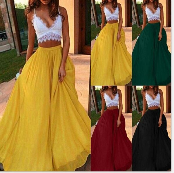 spring and summer 2019 new leisure chiffon skirt elastic waist double-layer fashion casual wear big skirt, Black
spring and summer 2019 new leisure chiffon skirt elastic waist double-layer fashion casual wear big skirt, Black
