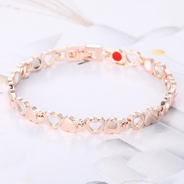 women bracelet heart shape health magnetic bracelet anti-fatigue anti-radiation care bracelets for women and men jewelry, Black
women bracelet heart shape health magnetic bracelet anti-fatigue anti-radiation care bracelets for women and men jewelry, Black