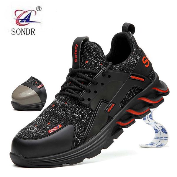 2020new fashion work shoes 2019 men's outdoor light breathable safety sneakers boots steel toe anti smashing safety shoes, Black
2020new fashion work shoes 2019 men's outdoor light breathable safety sneakers boots steel toe anti smashing safety shoes, Black