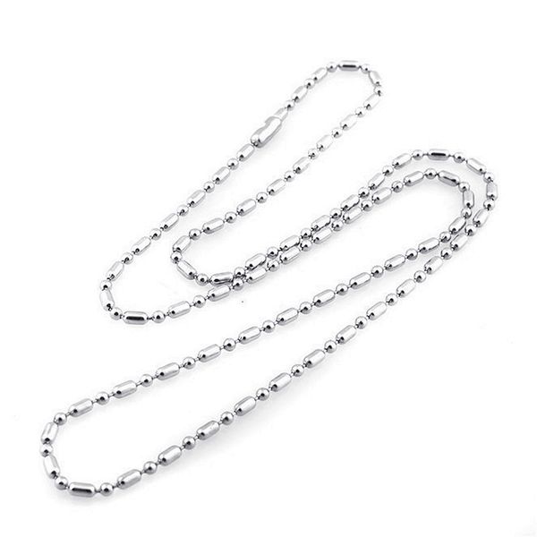2mm stainless steel bamboo ball beads chain necklace silver color women bag charms keychain dog tag chains jewelry accessories
2mm stainless steel bamboo ball beads chain necklace silver color women bag charms keychain dog tag chains jewelry accessories