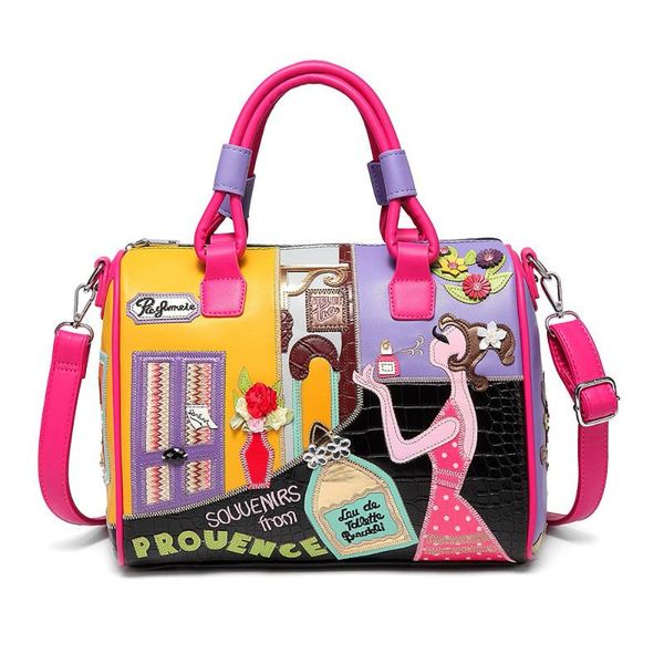 creative personality boston bag cartoon embroidery stitching shoulder portable messenger bag stitching pillow 2020 new
creative personality boston bag cartoon embroidery stitching shoulder portable messenger bag stitching pillow 2020 new
