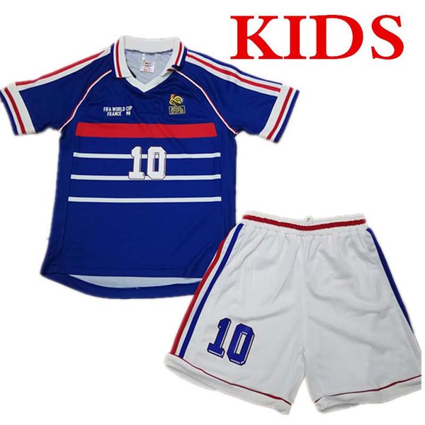 kids retro soccer jerseys france 1998 world cup champions zidane henry trezeguet vieira ribery maillot de foot camisa de futebol, Black;yellow
kids retro soccer jerseys france 1998 world cup champions zidane henry trezeguet vieira ribery maillot de foot camisa de futebol, Black;yellow