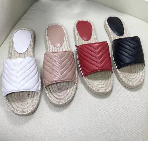 2020 new women leather espadrille sandal designer platform shoes lady straw cord luxury slipper with the double metal, Black
2020 new women leather espadrille sandal designer platform shoes lady straw cord luxury slipper with the double metal, Black